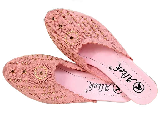 Velozi Latest Trendy Women Sandle Pink colour TPR sole bantoo Pink Color