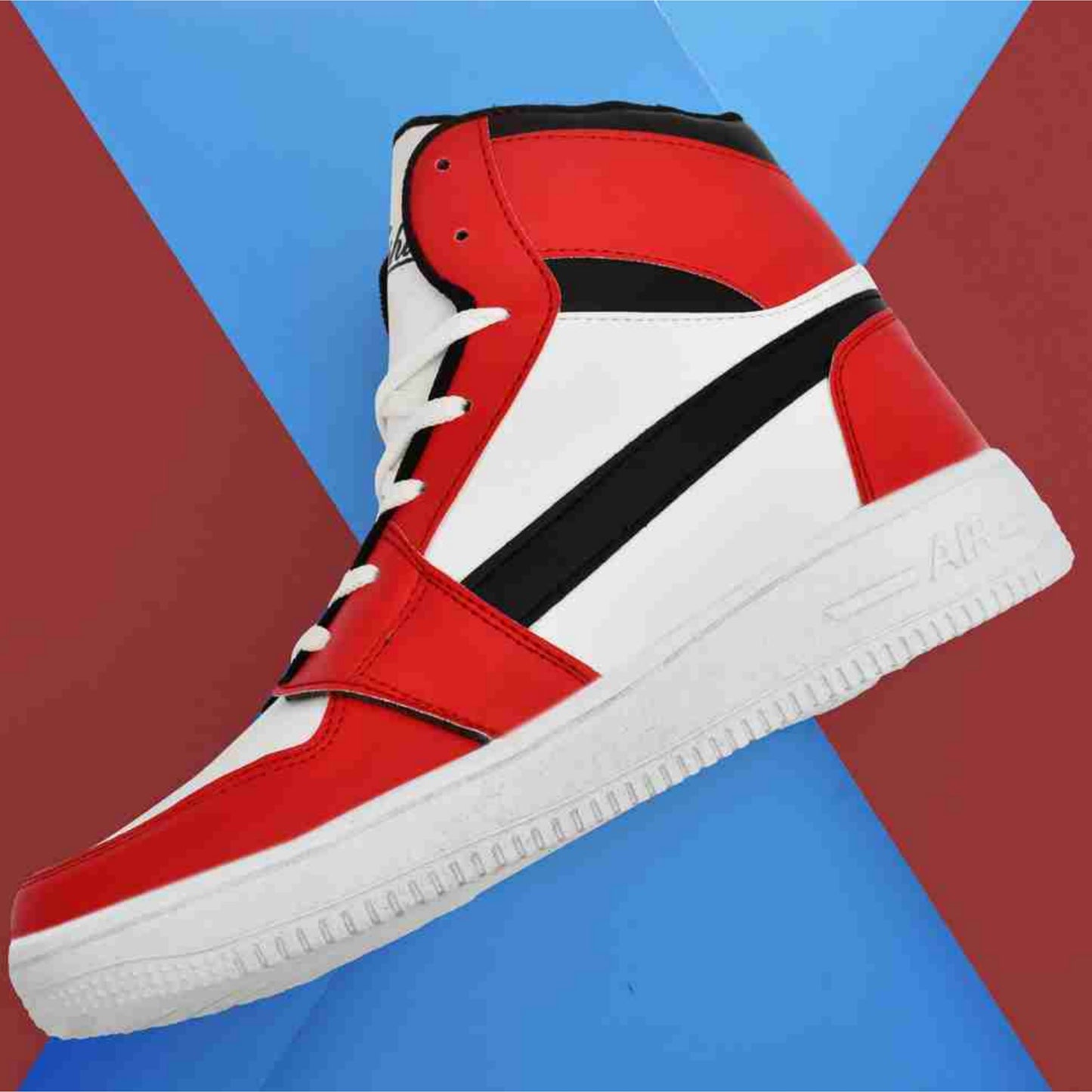 Velozi Ignite High-Top Sneakers – Red & White Street Edition