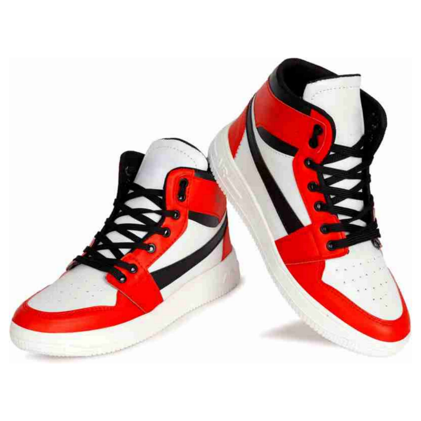 Velozi Ignite High-Top Sneakers – Red & White Street Edition