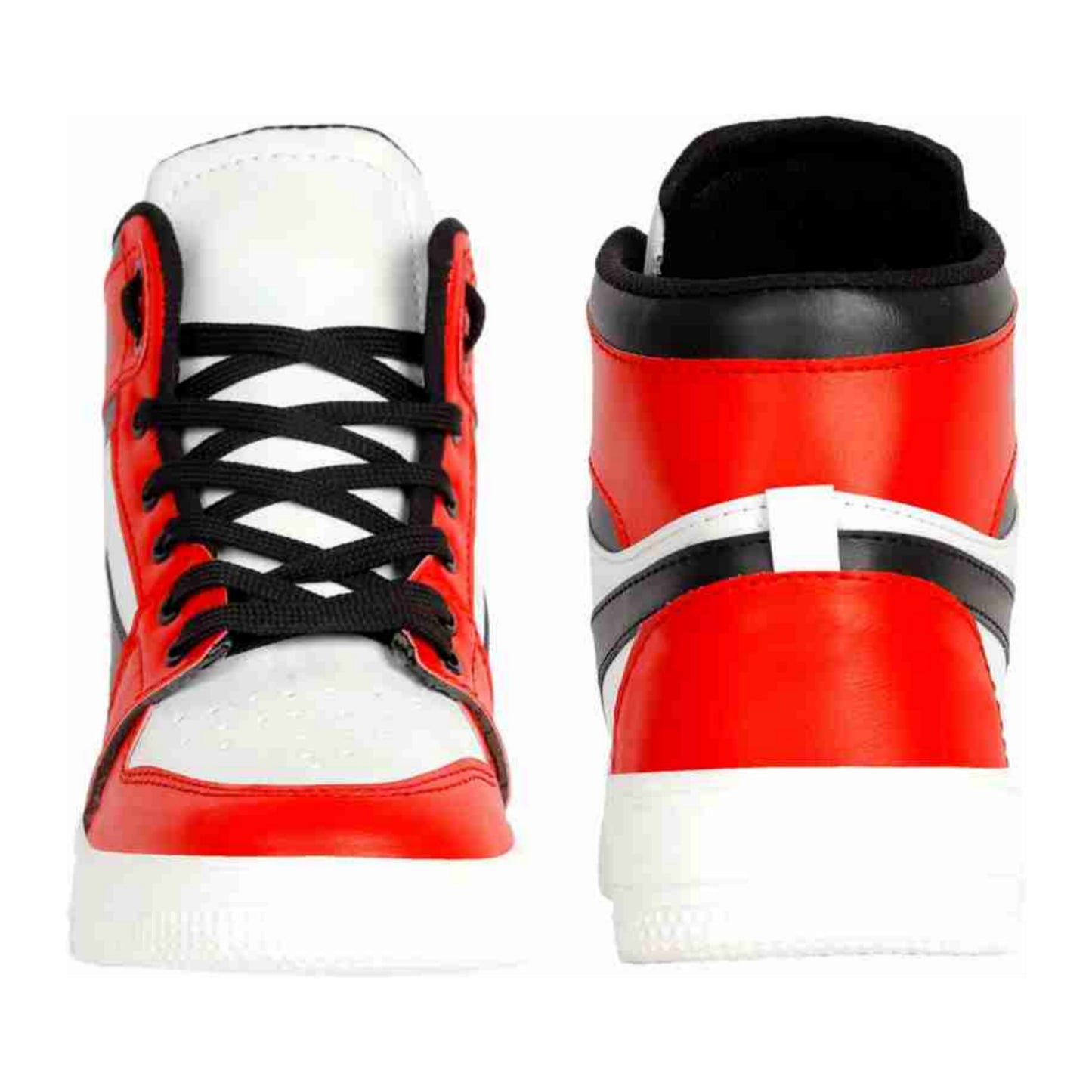 Velozi Ignite High-Top Sneakers – Red & White Street Edition