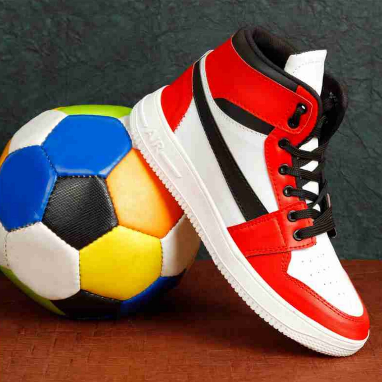 Velozi Ignite High-Top Sneakers – Red & White Street Edition